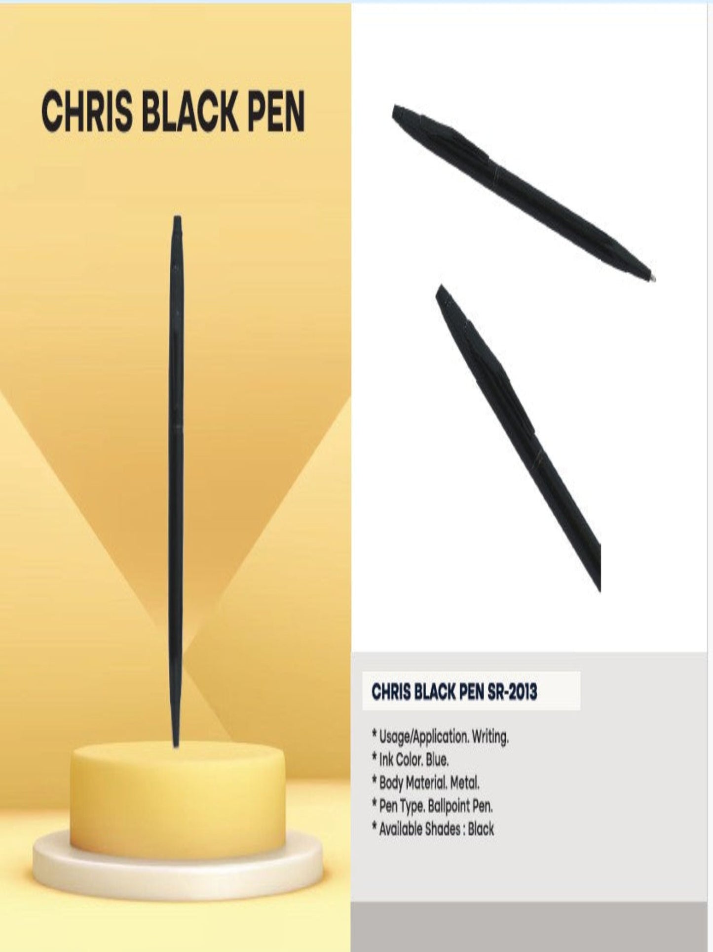NSM060 Chris black pen