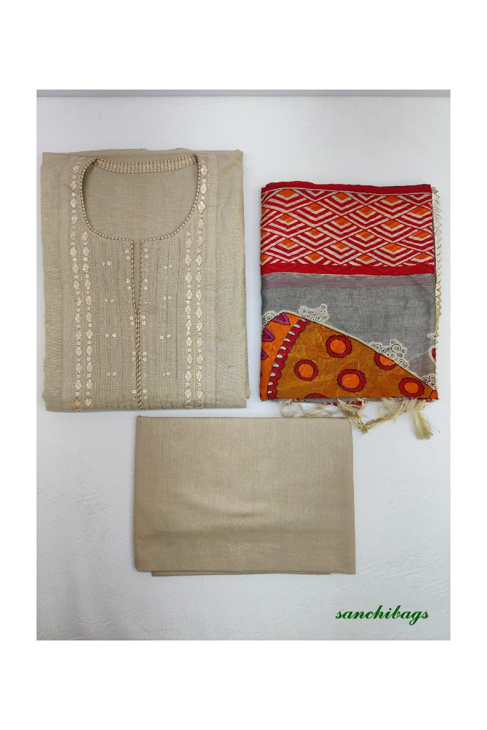 Unstitched Material