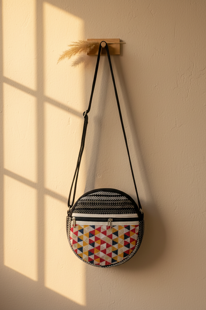 Round Sling Bag