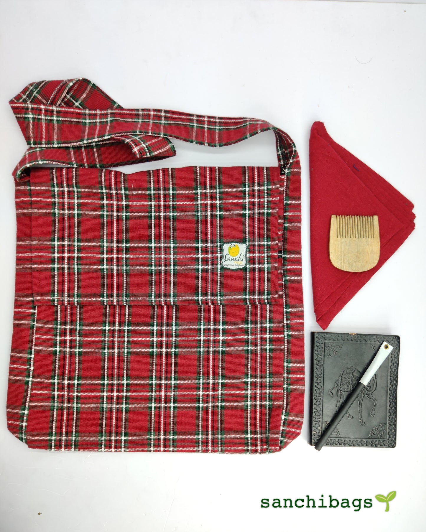 Sanchi Bag Large Comb Towel Pen Diary Combo