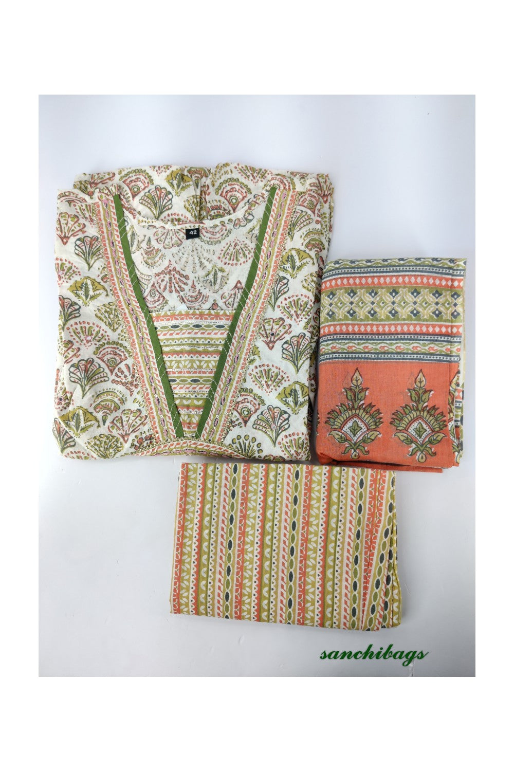 White Salwar Set