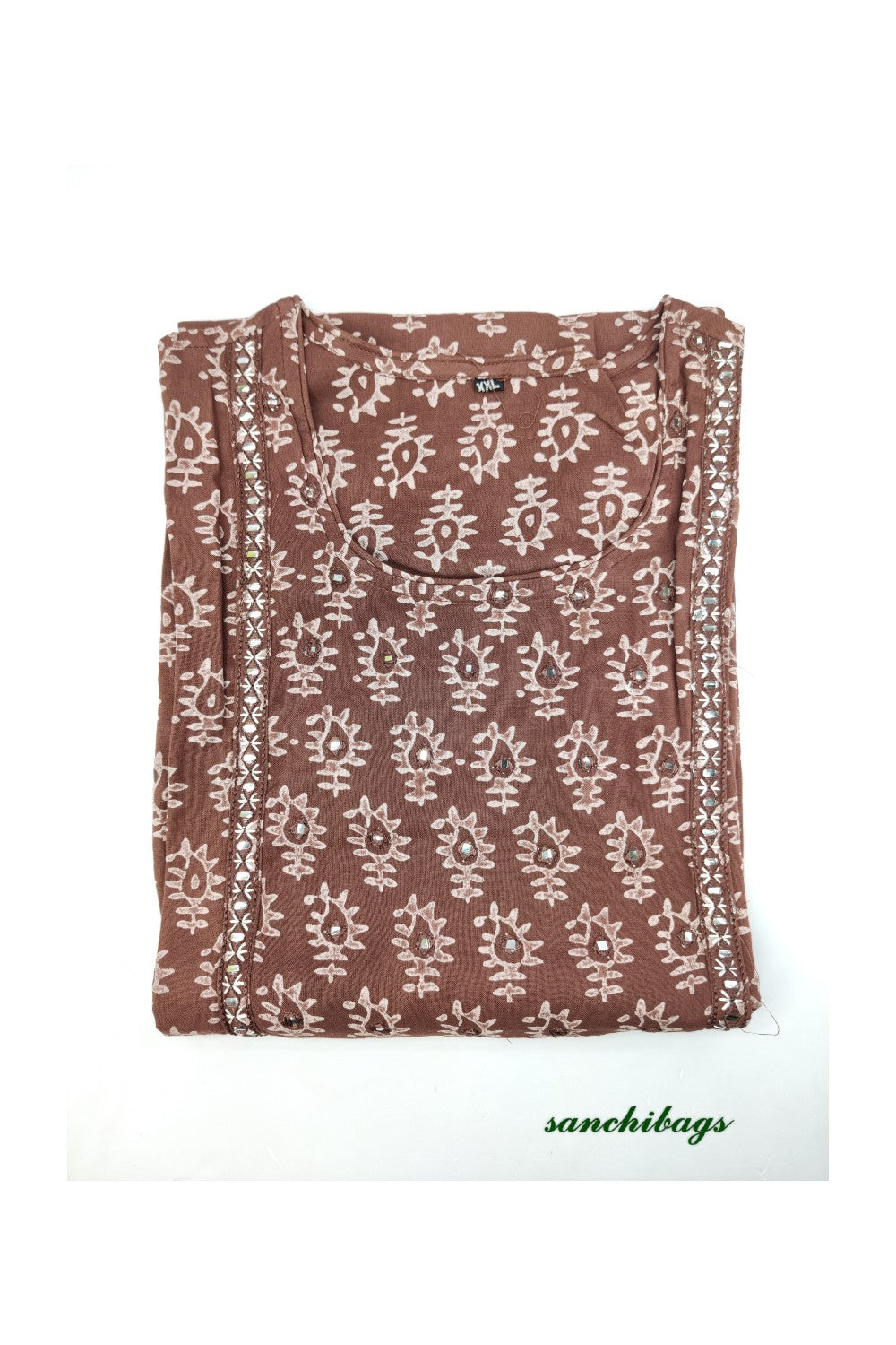 Brown Kurta