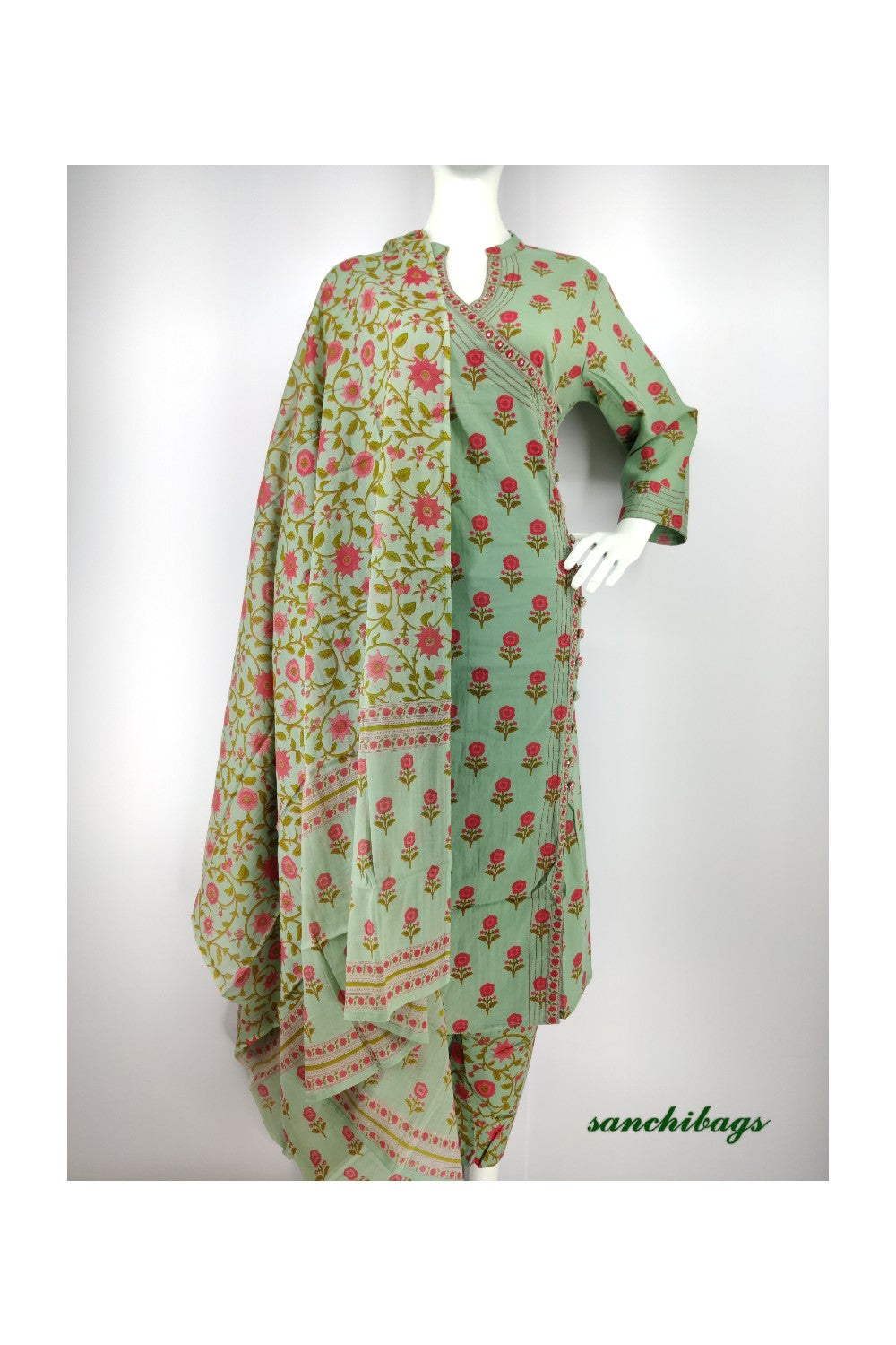 Green Salwar Set