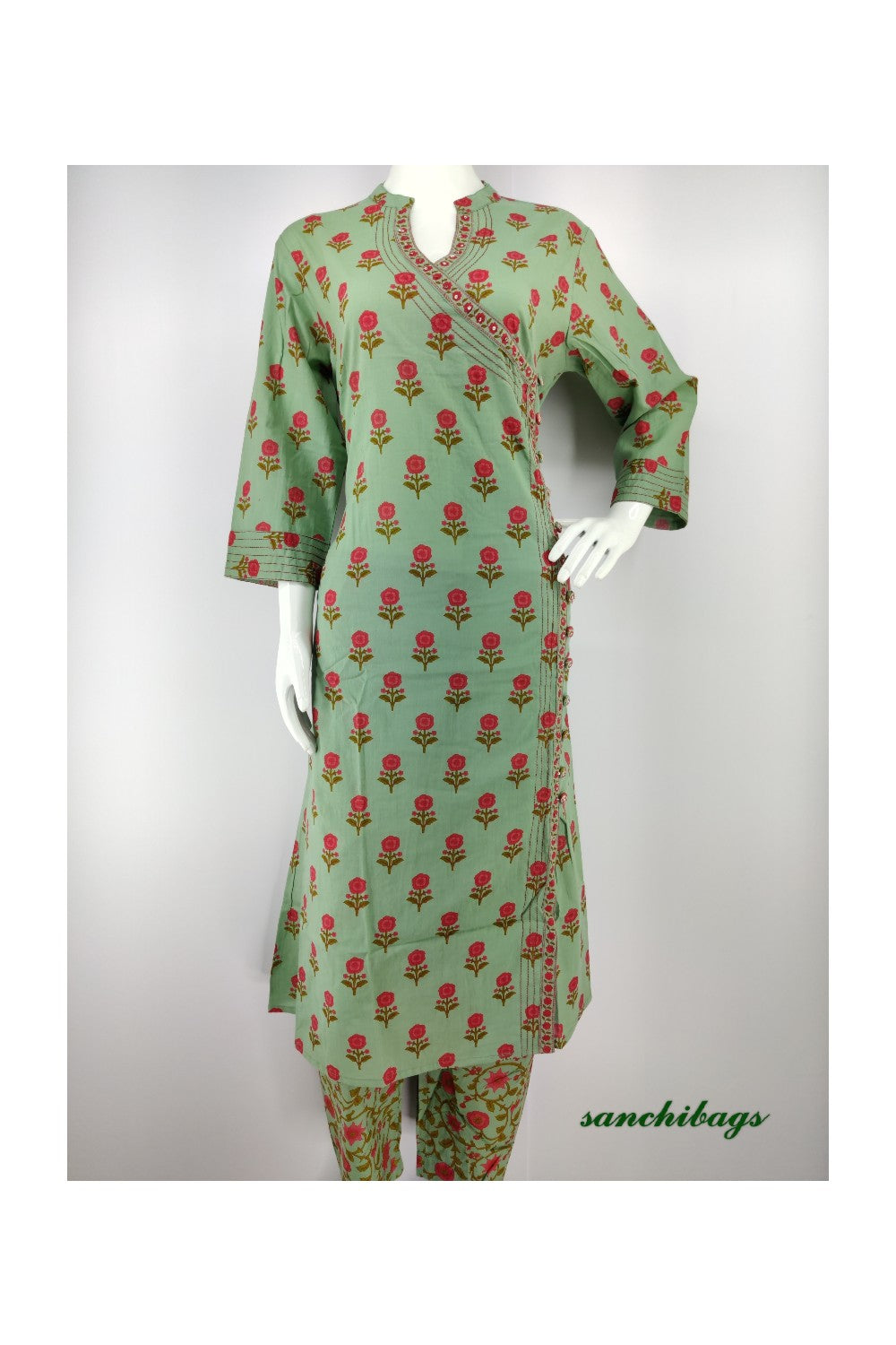 Green Salwar Set