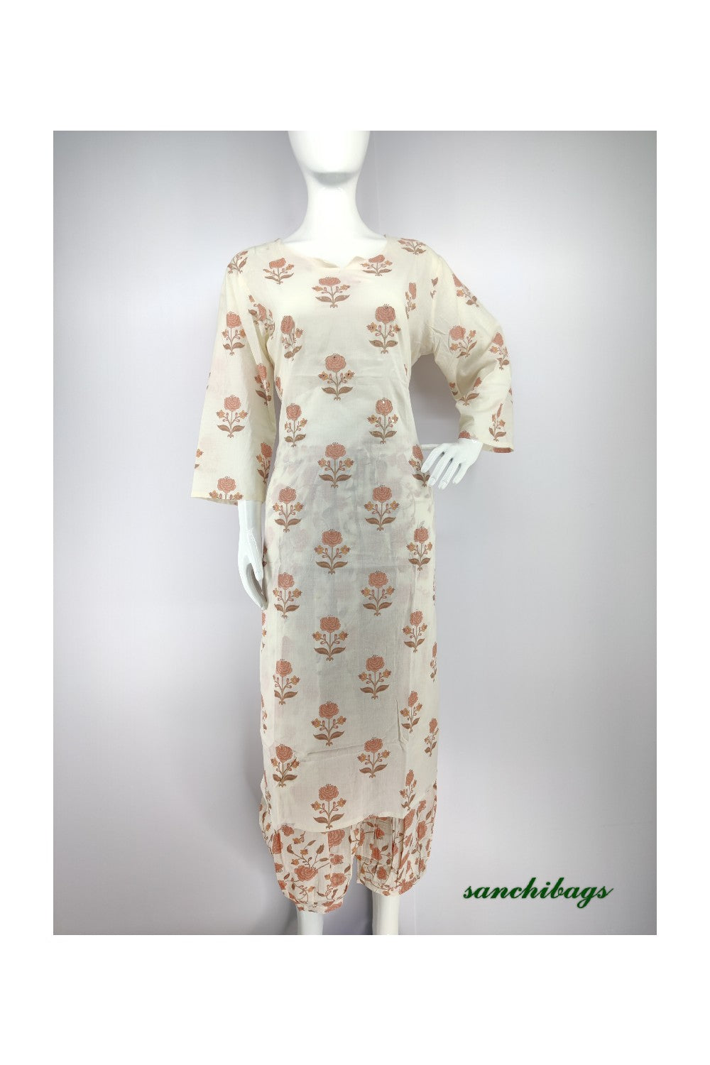 White Salwar Set