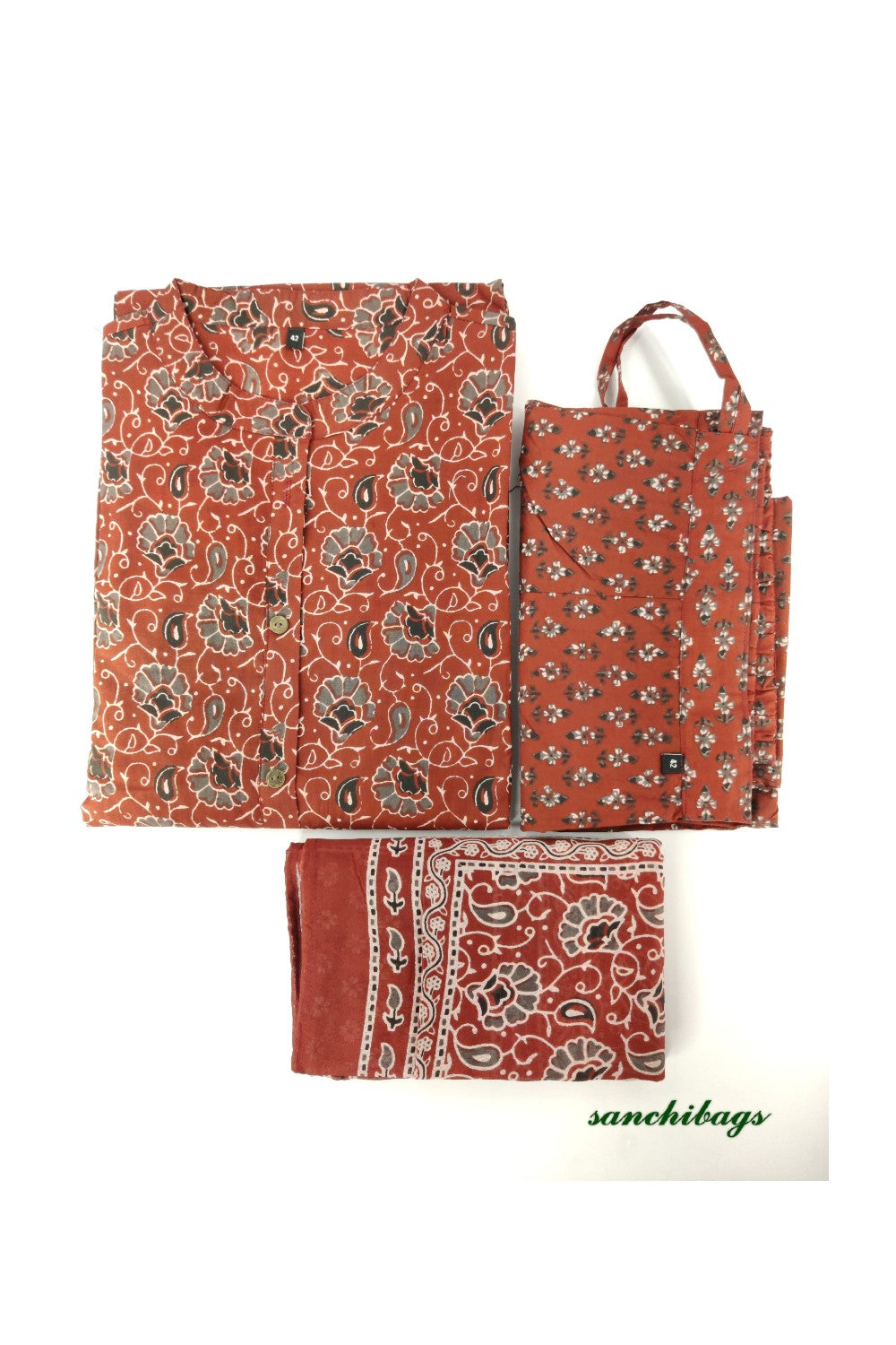 Maroon Salwar Set