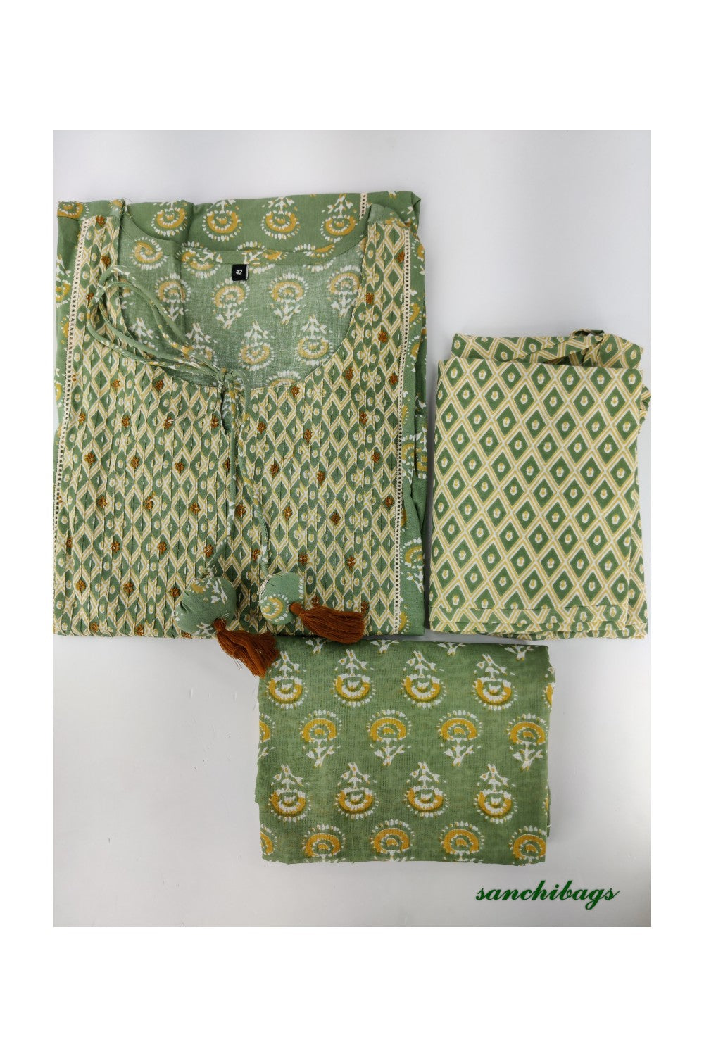 Green Salwar Set