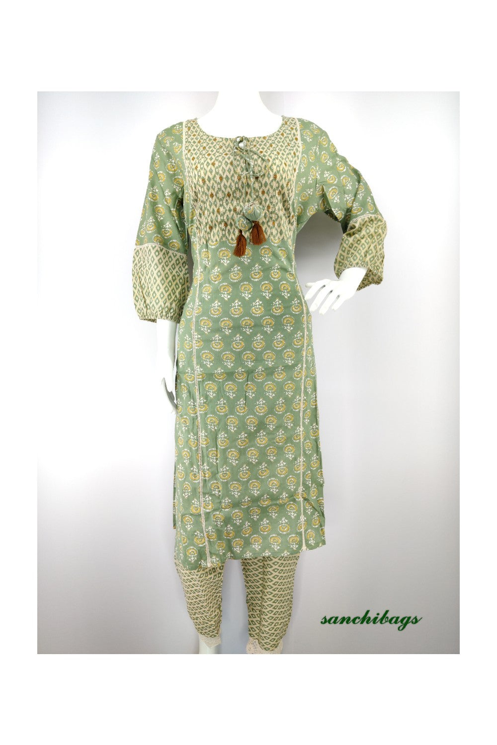Green Salwar Set