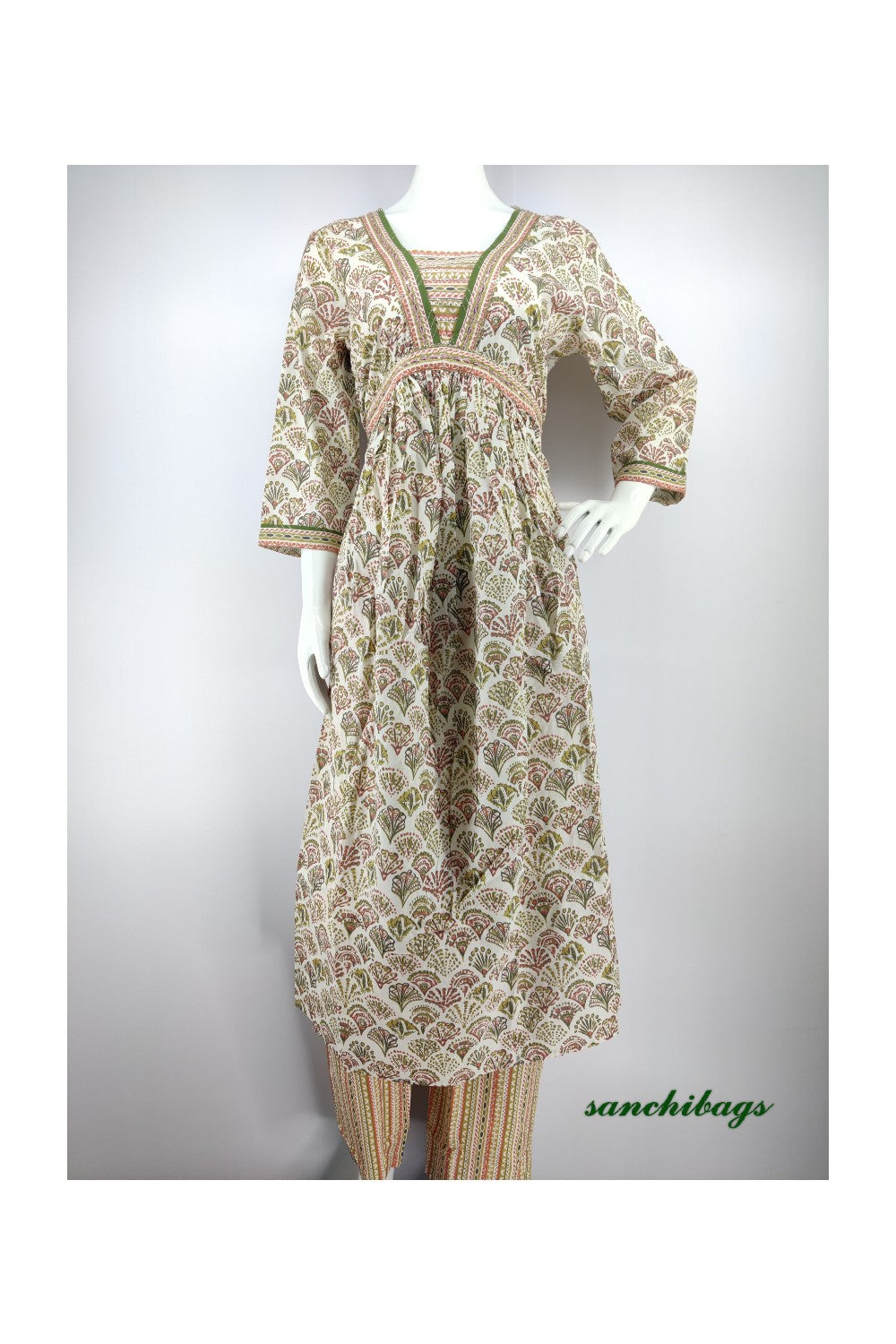 White Salwar Set