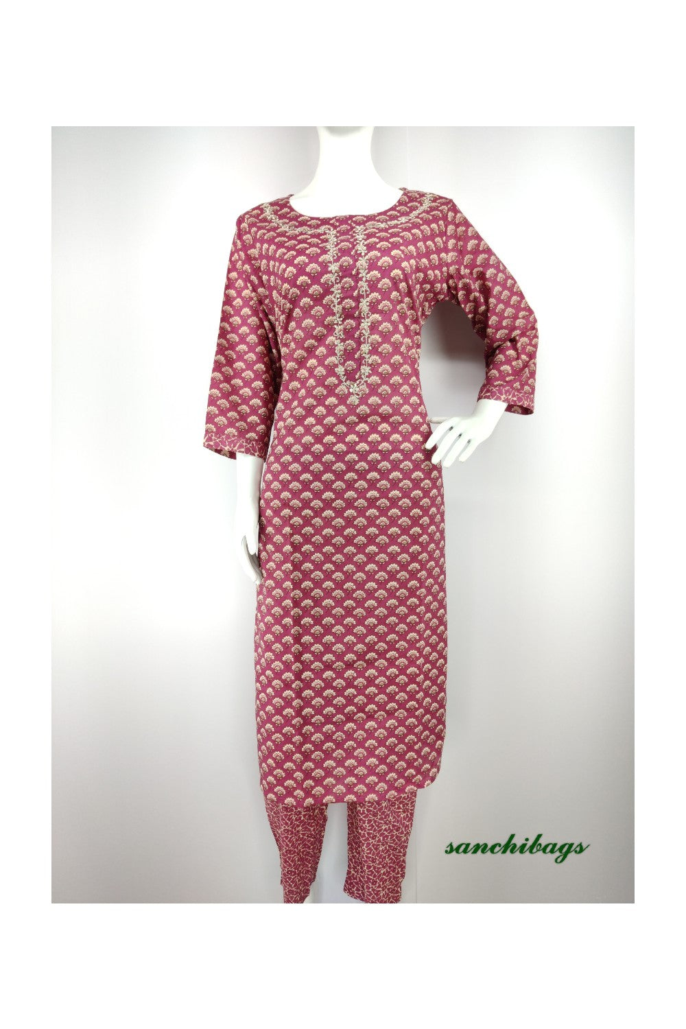 Magenta Salwar Set