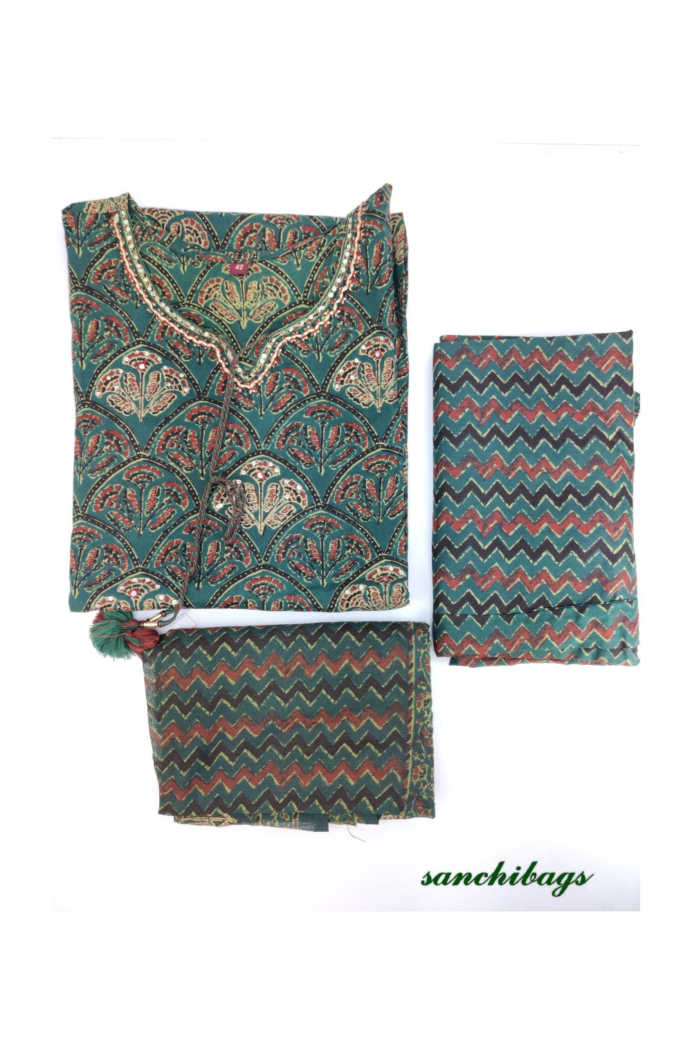 Green Salwar Set