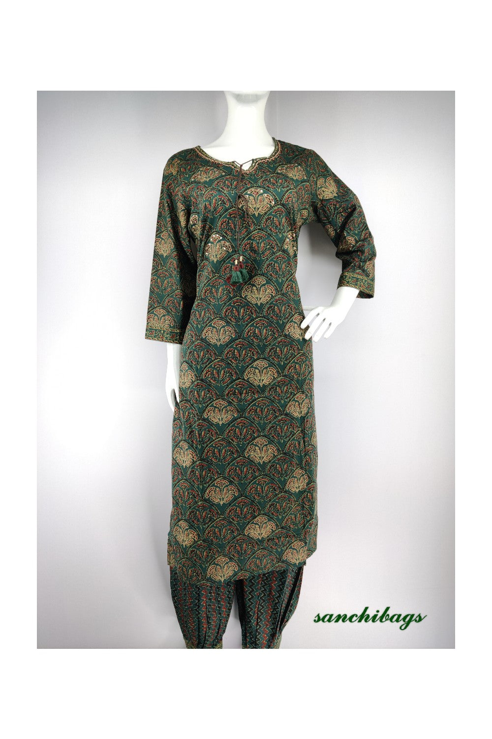 Green Salwar Set