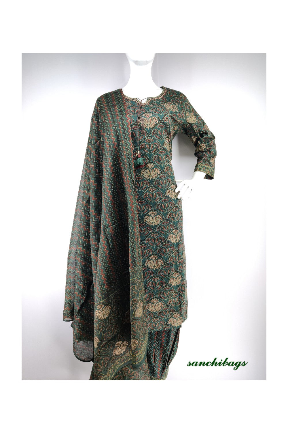 Green Salwar Set