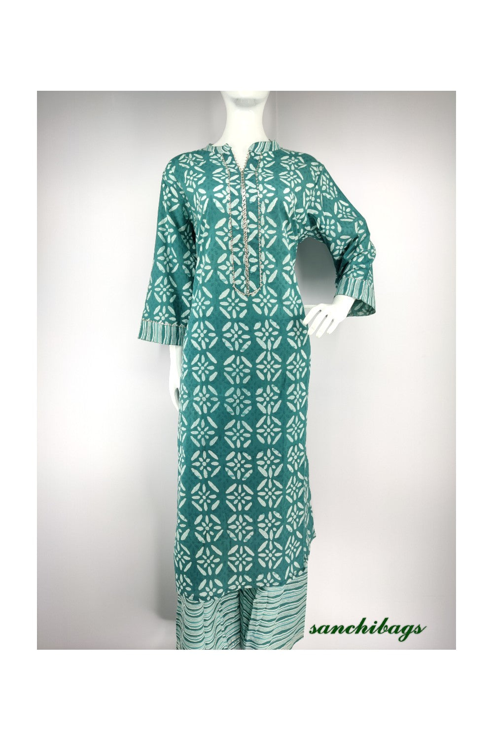 Green Salwar