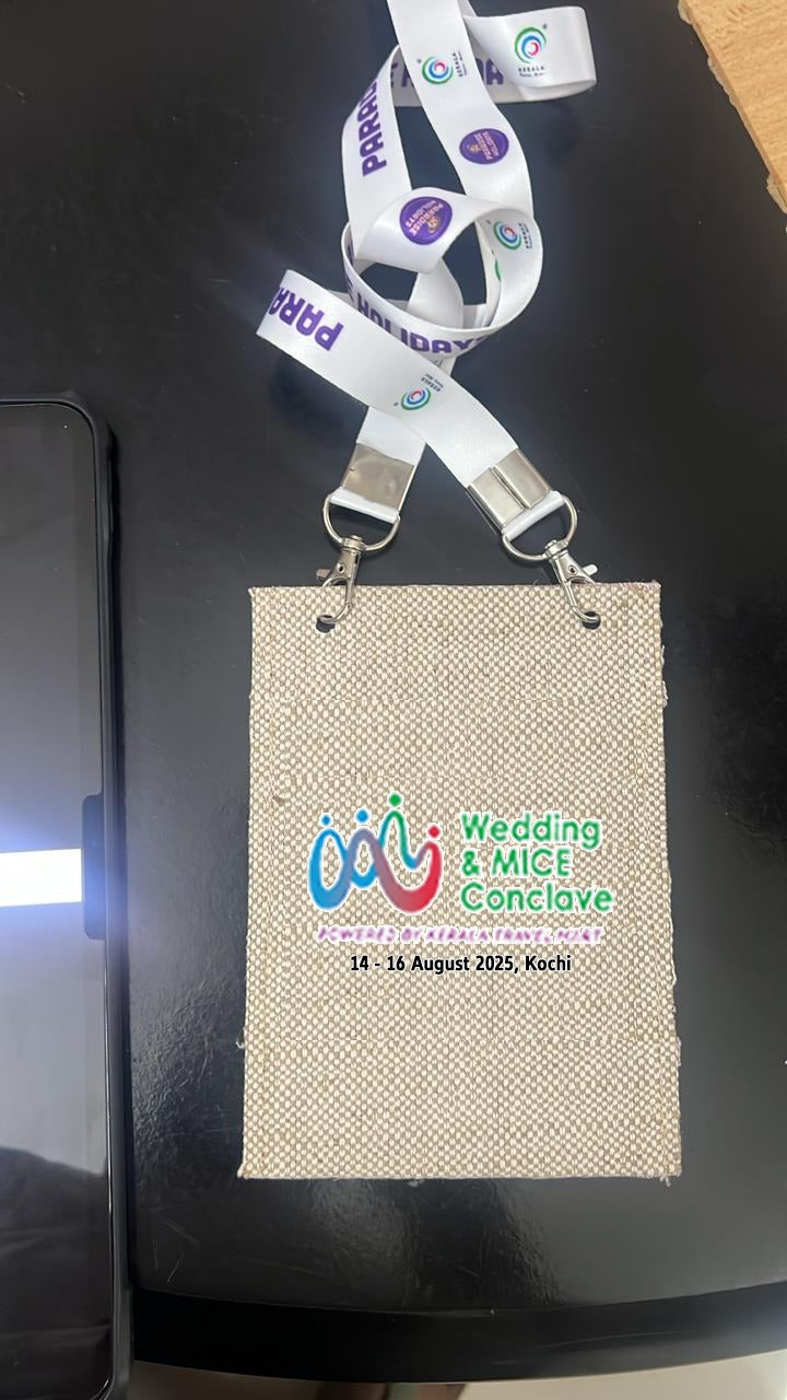Jute ID Card With Lanyard