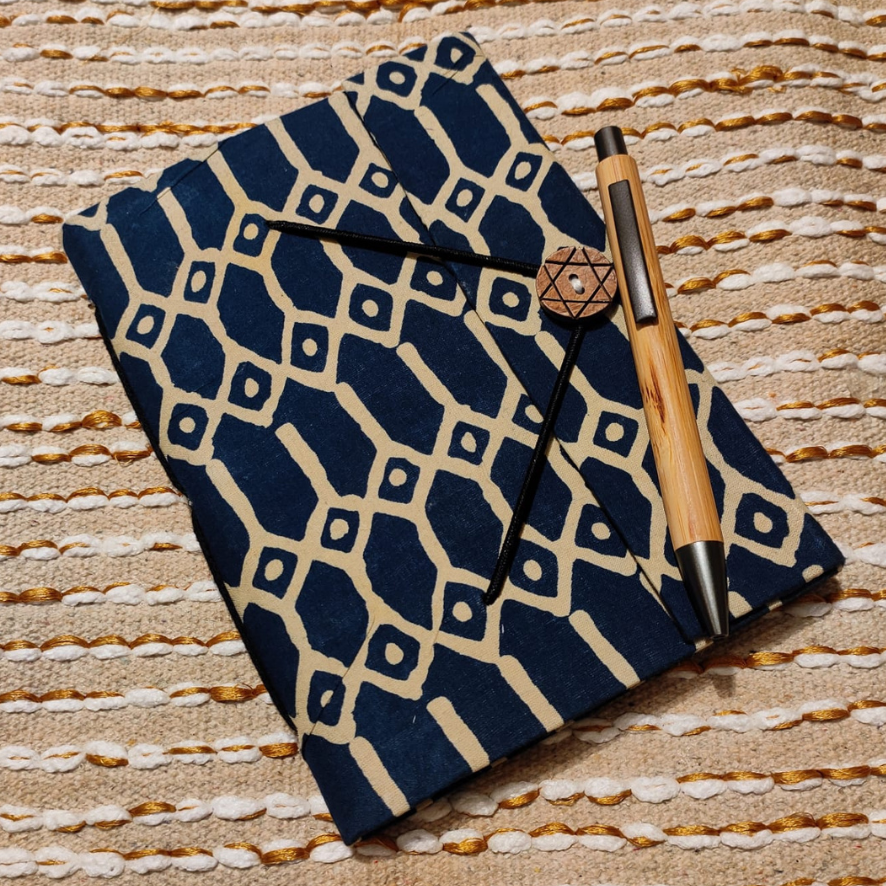 Handmade Button Notebook