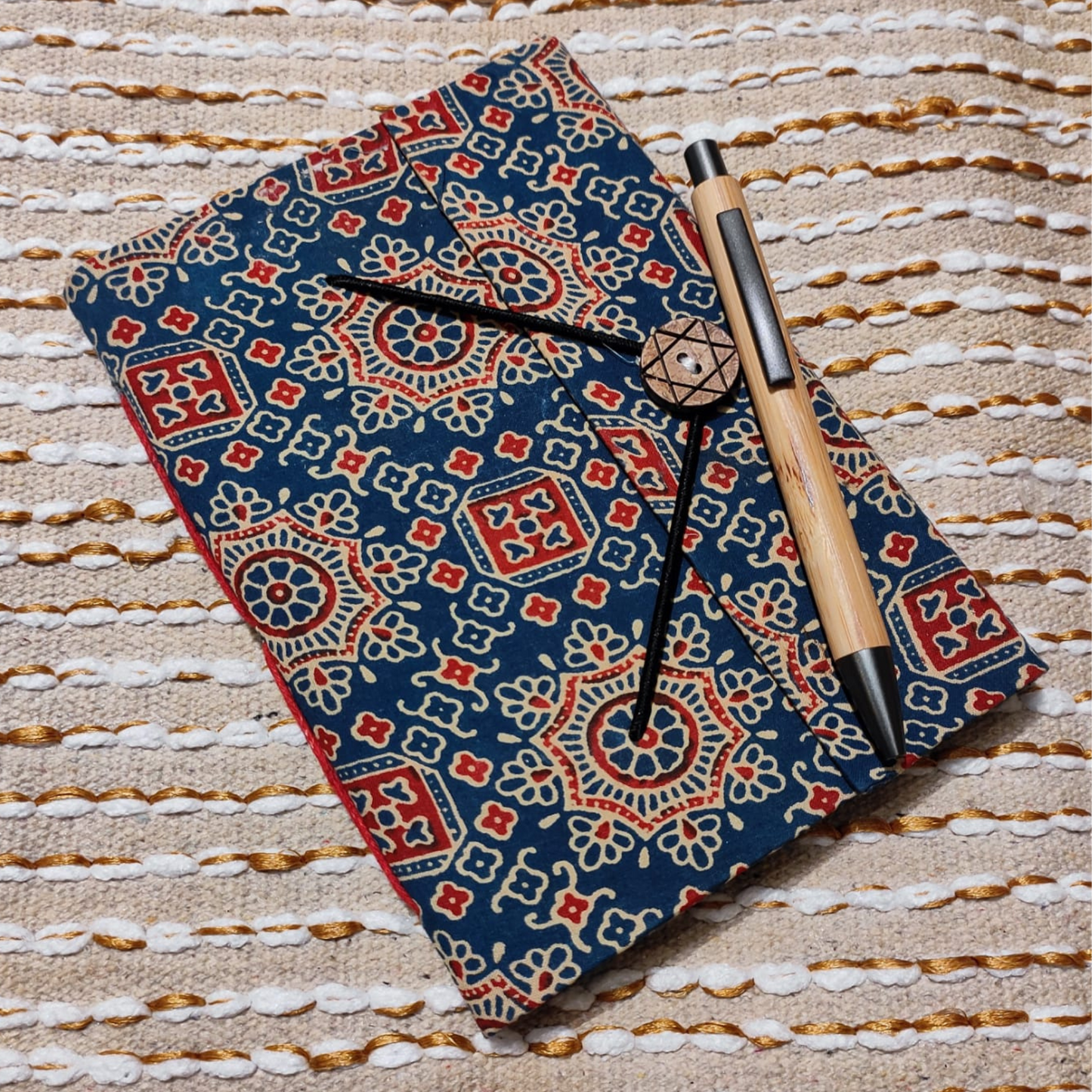 Handmade Button Notebook