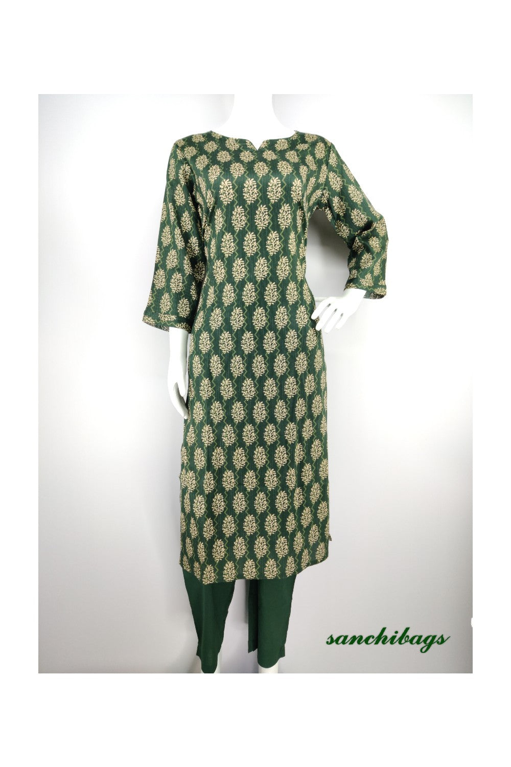 Green Kurta Set