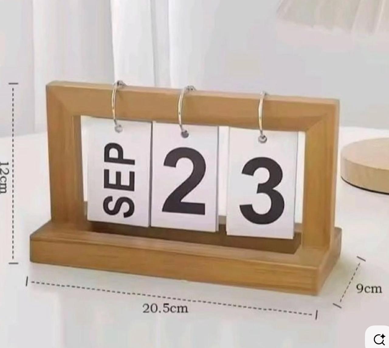 Wooden Calendar