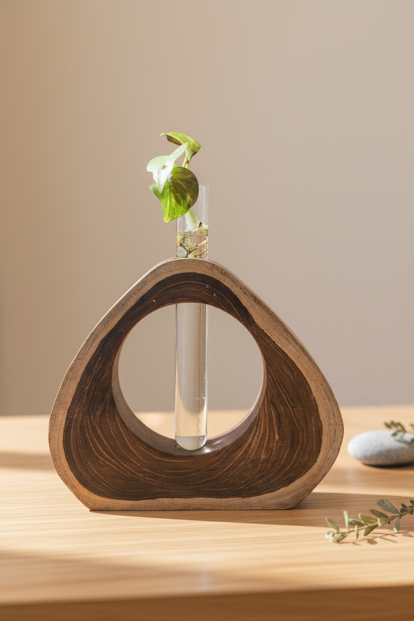 Wooden Test Tube Stand