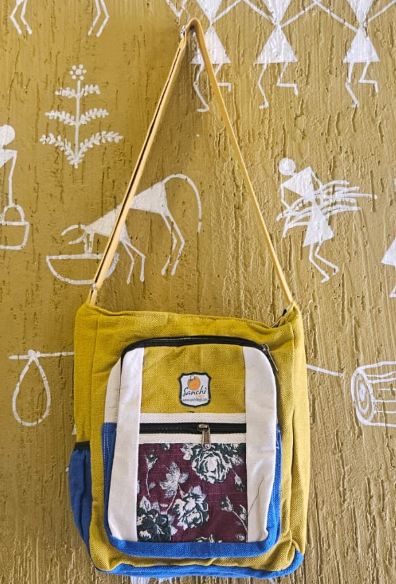 cotton sling bag