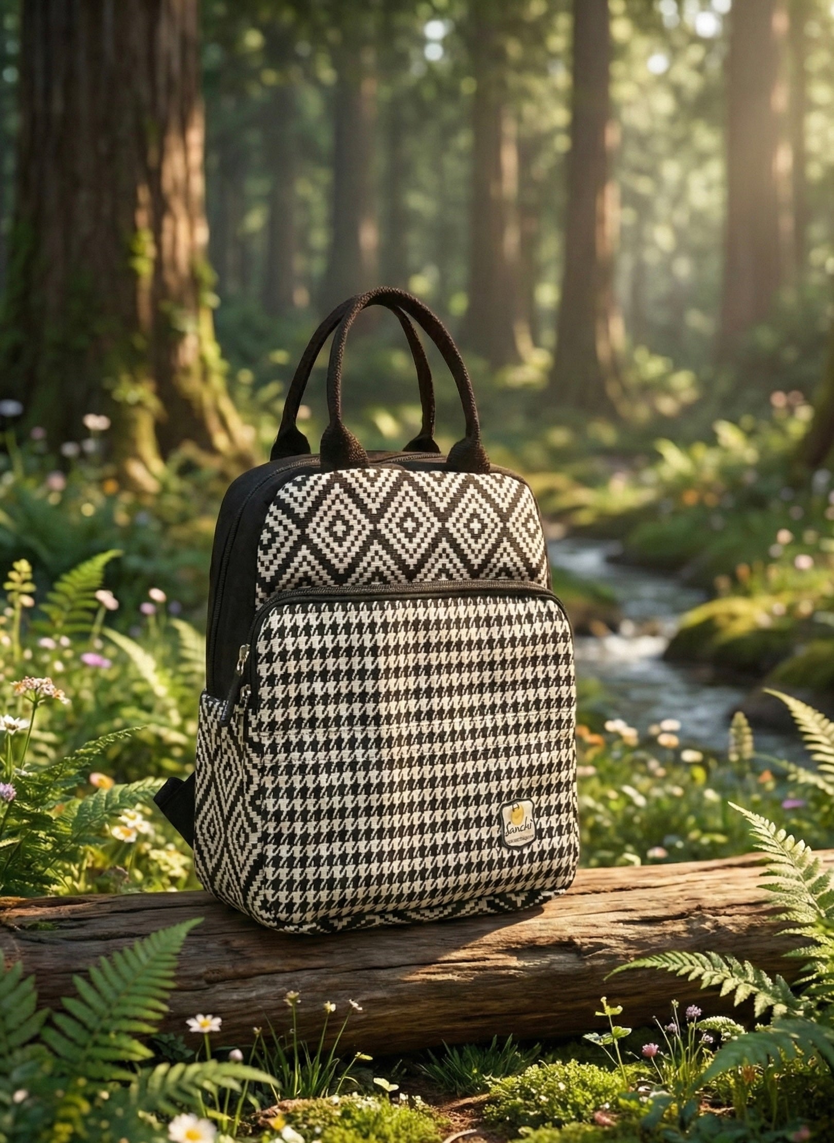 Handle Backpack – SanchiBags