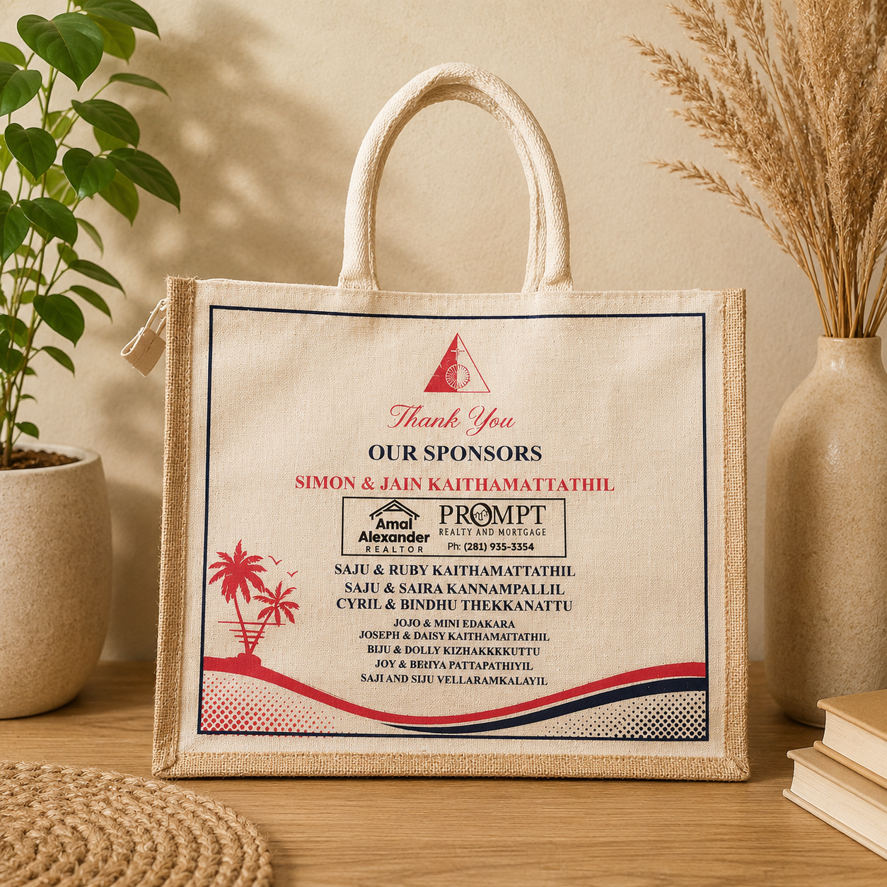 Jute shopper