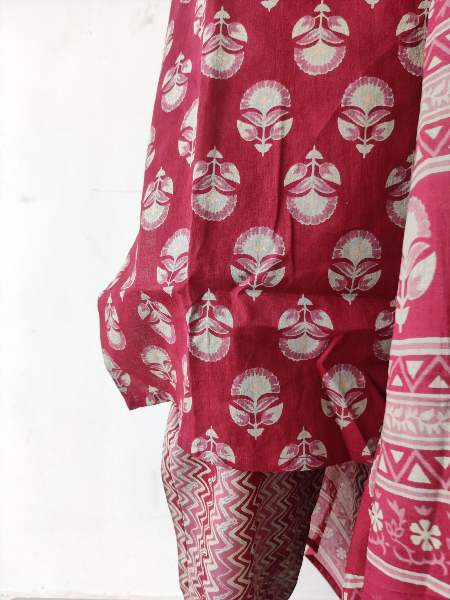 RED KURTA SET