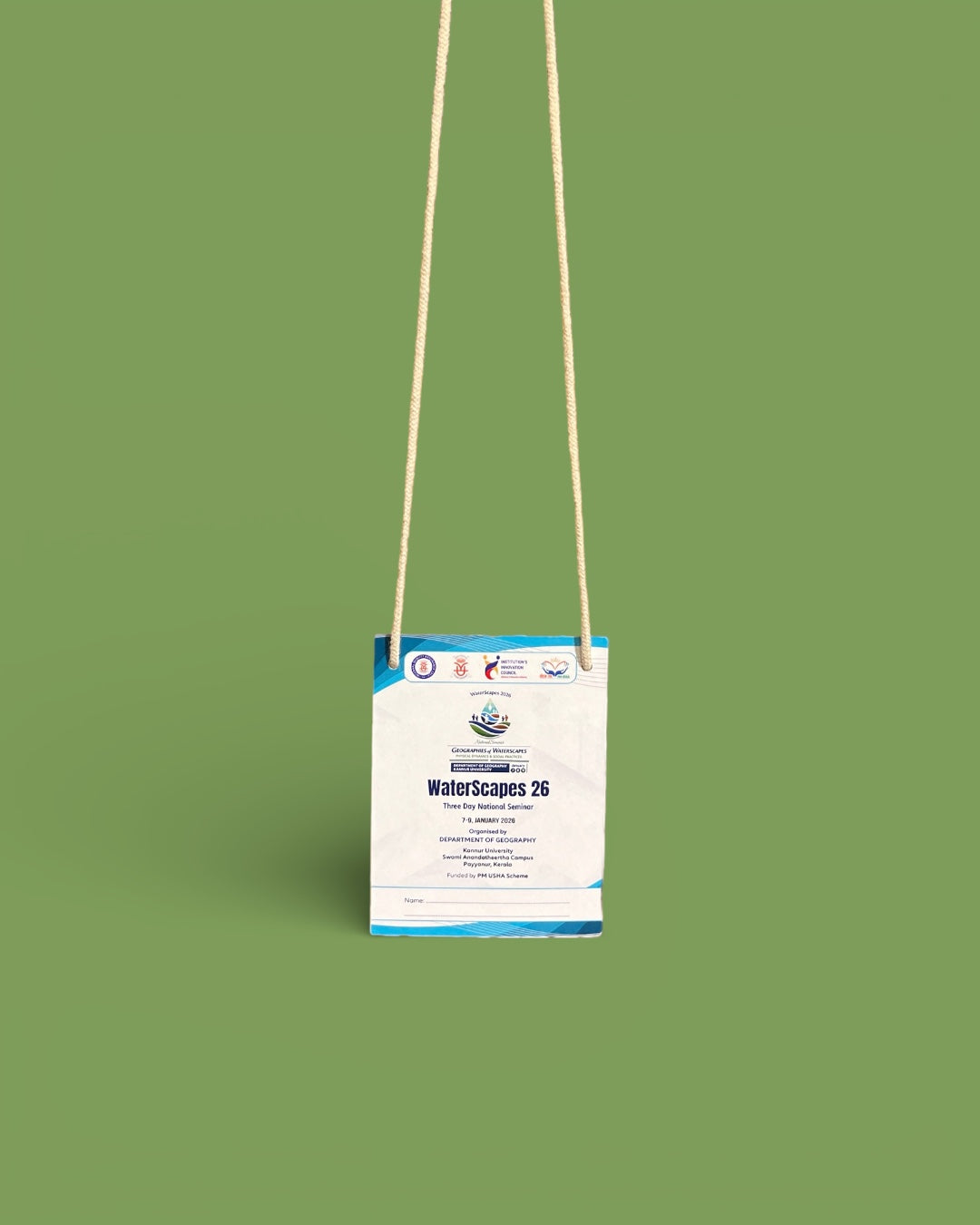 DSB023 Cardboard ID Card With Rope