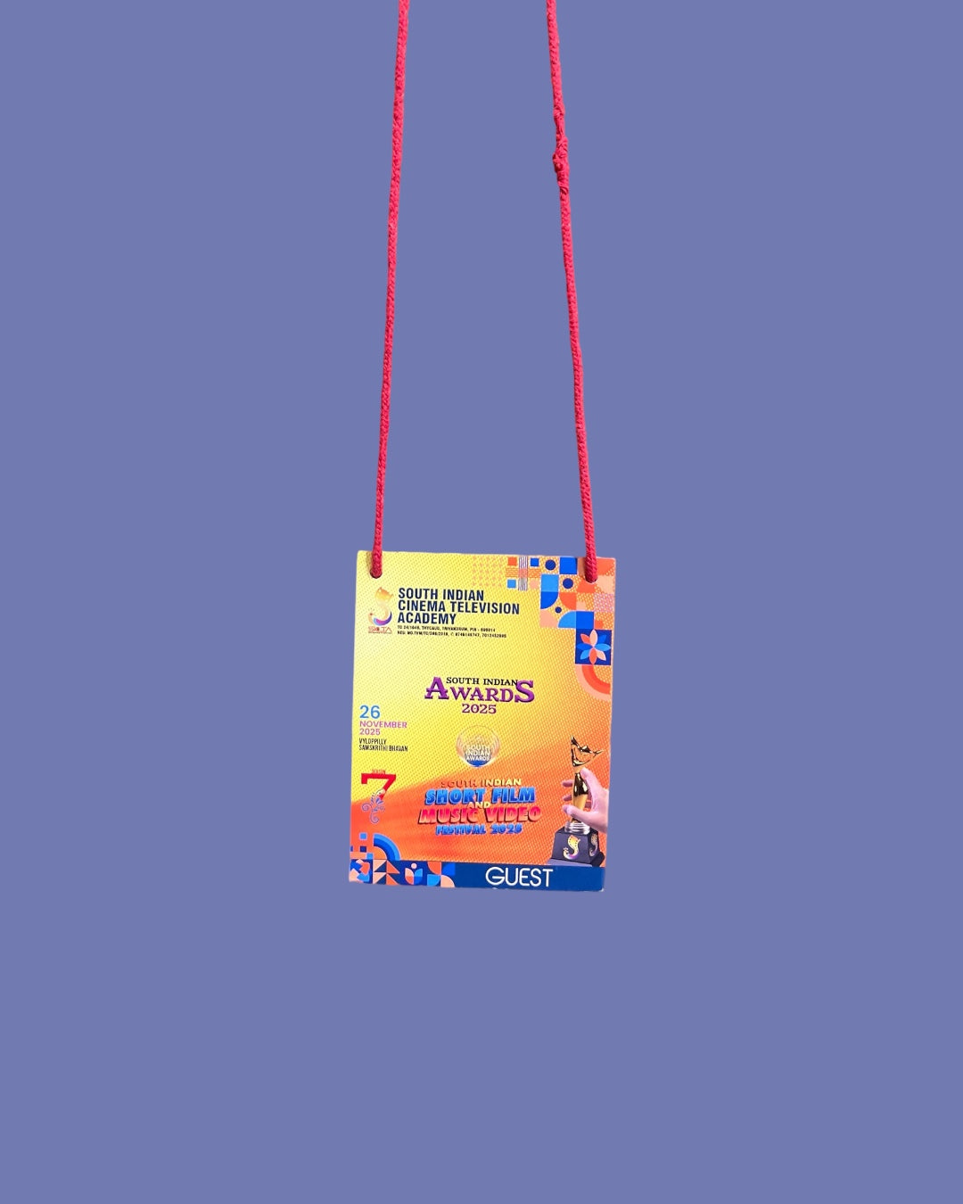 DSB023 Cardboard ID Card With Rope