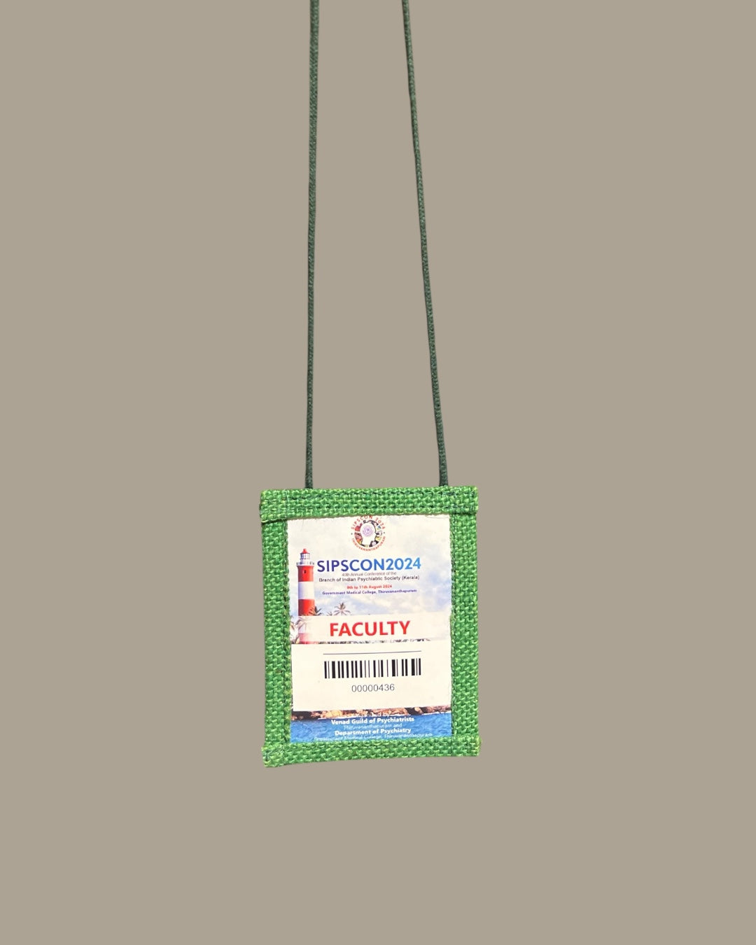 DSB042 Jute ID WIth Rope