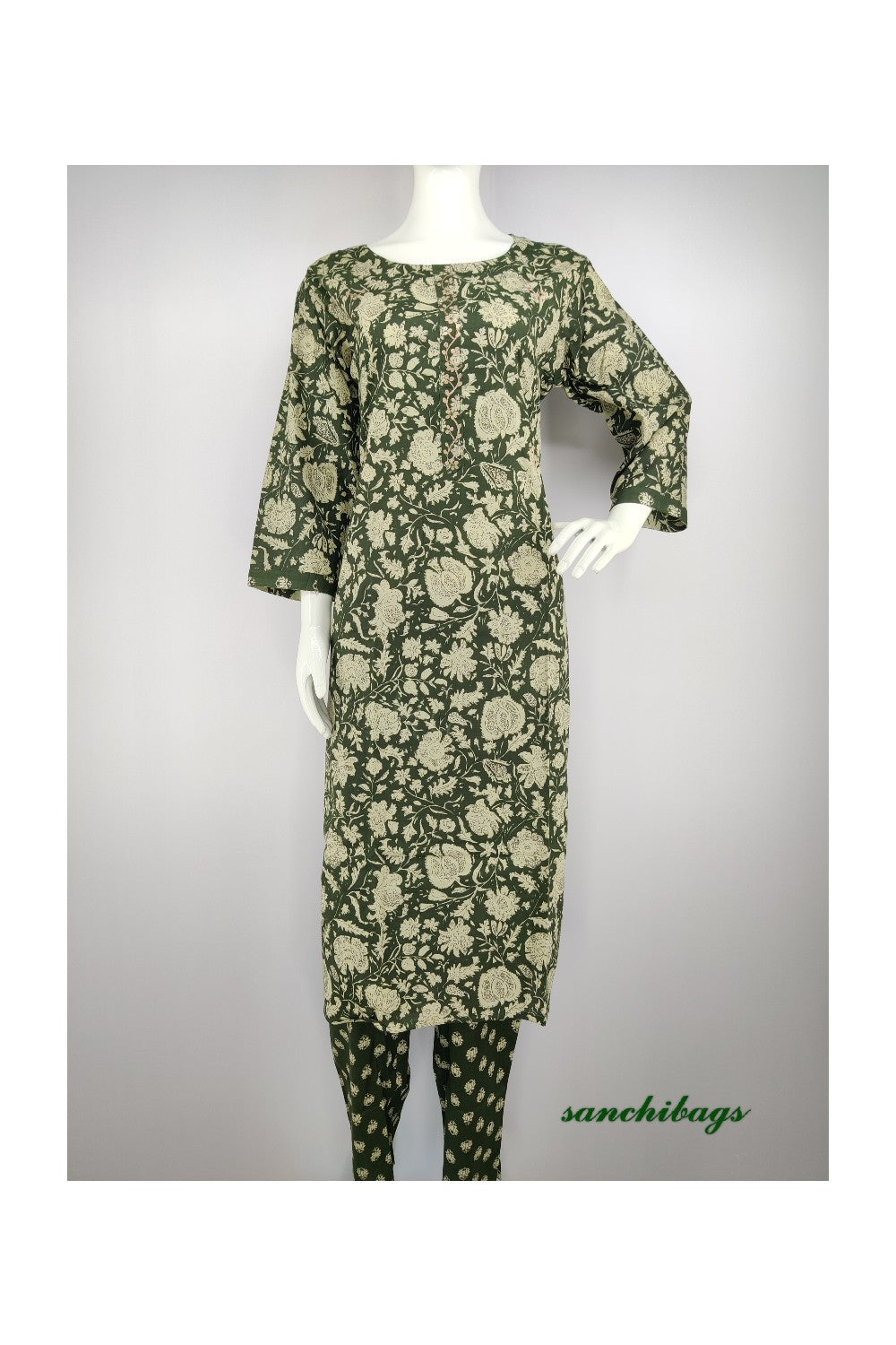 Green Salwar Set