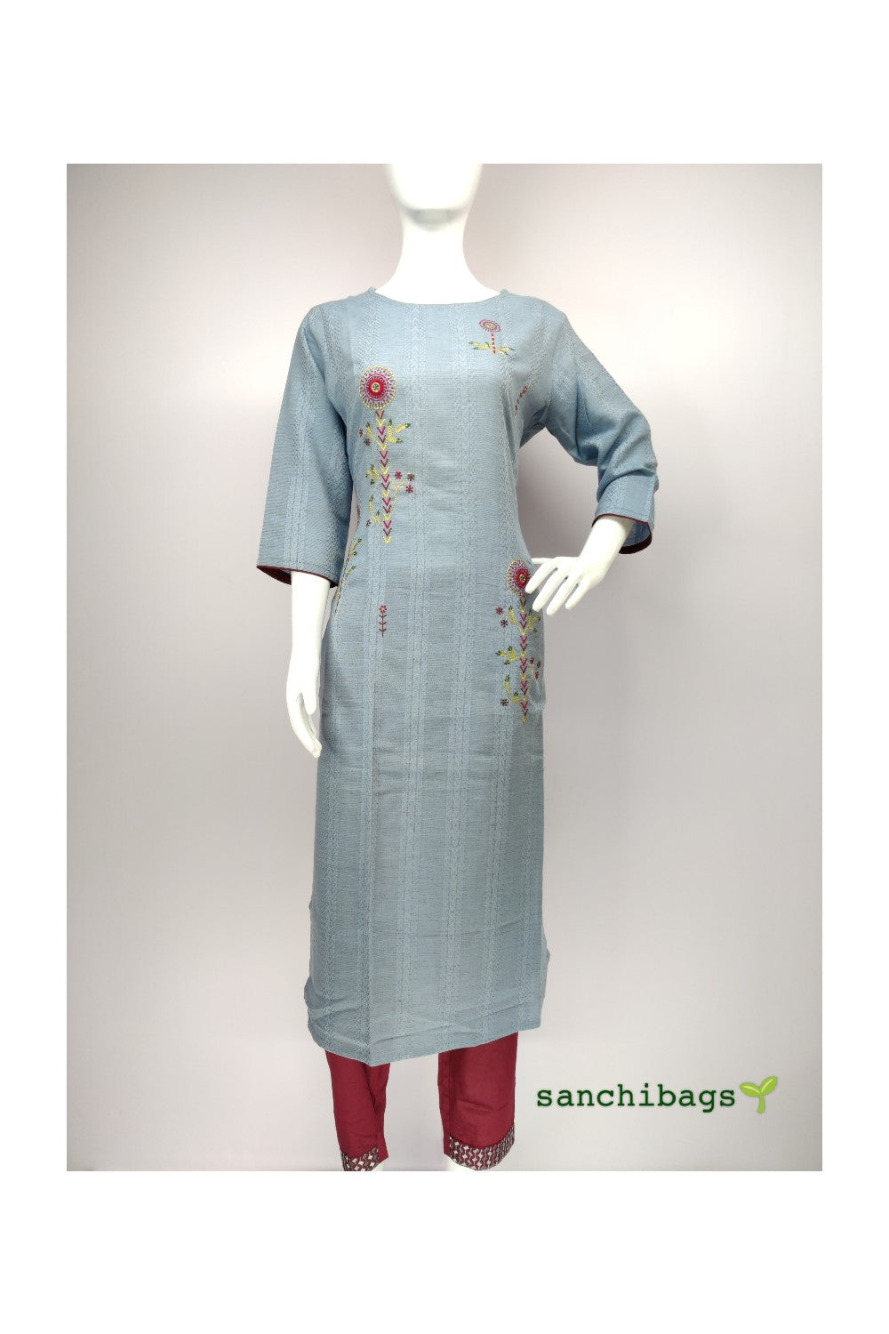 LIGHT BLUE SALWAR SET