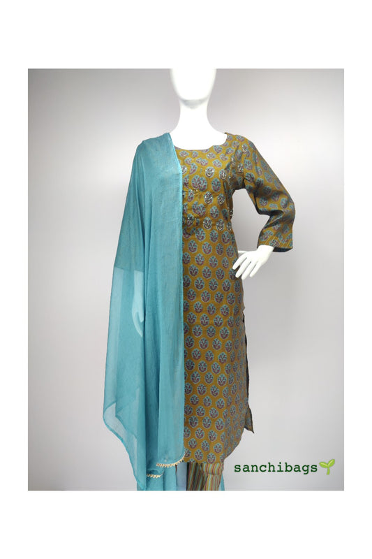 BROWN SALWAR SET