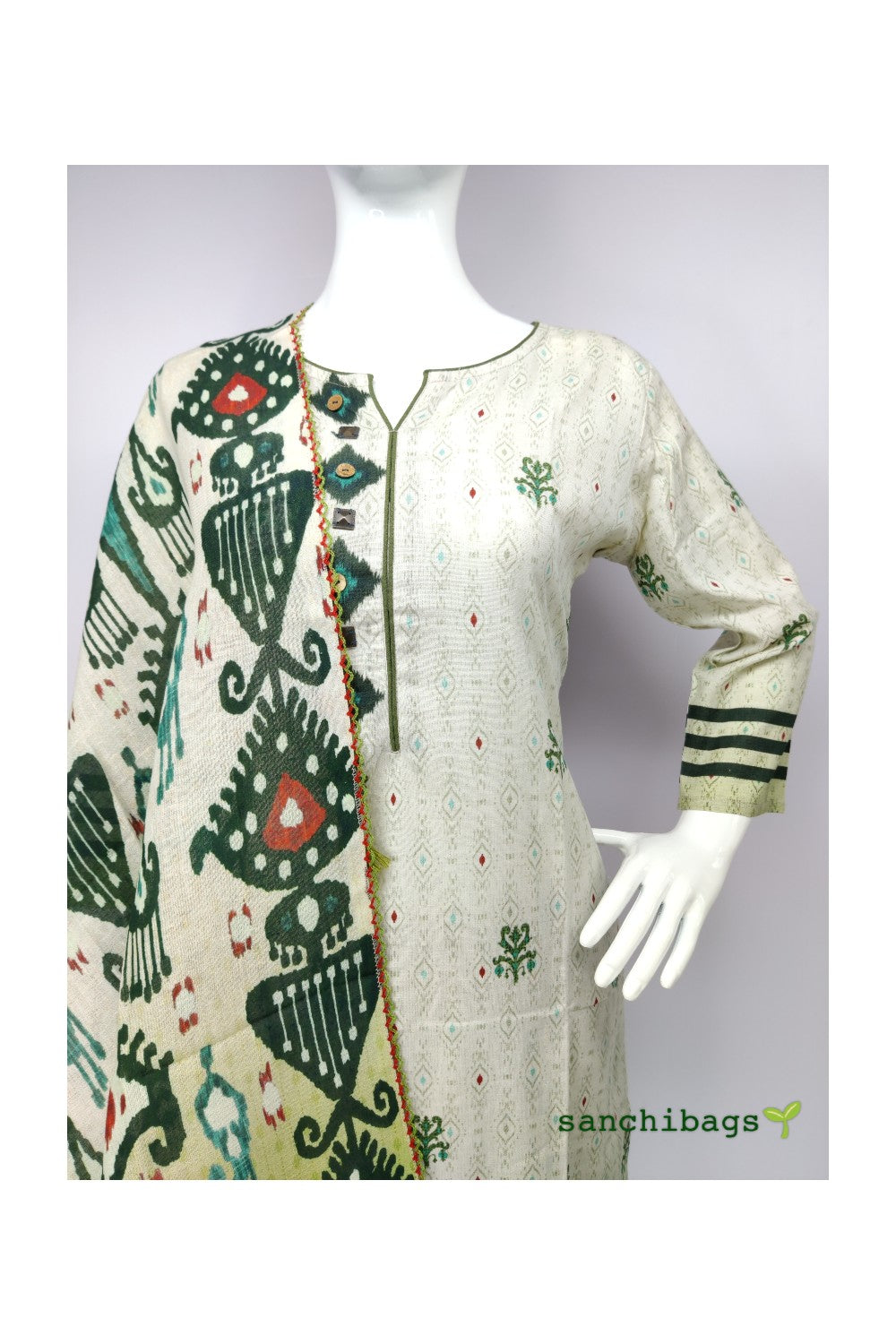 WHITE SALWAR SET
