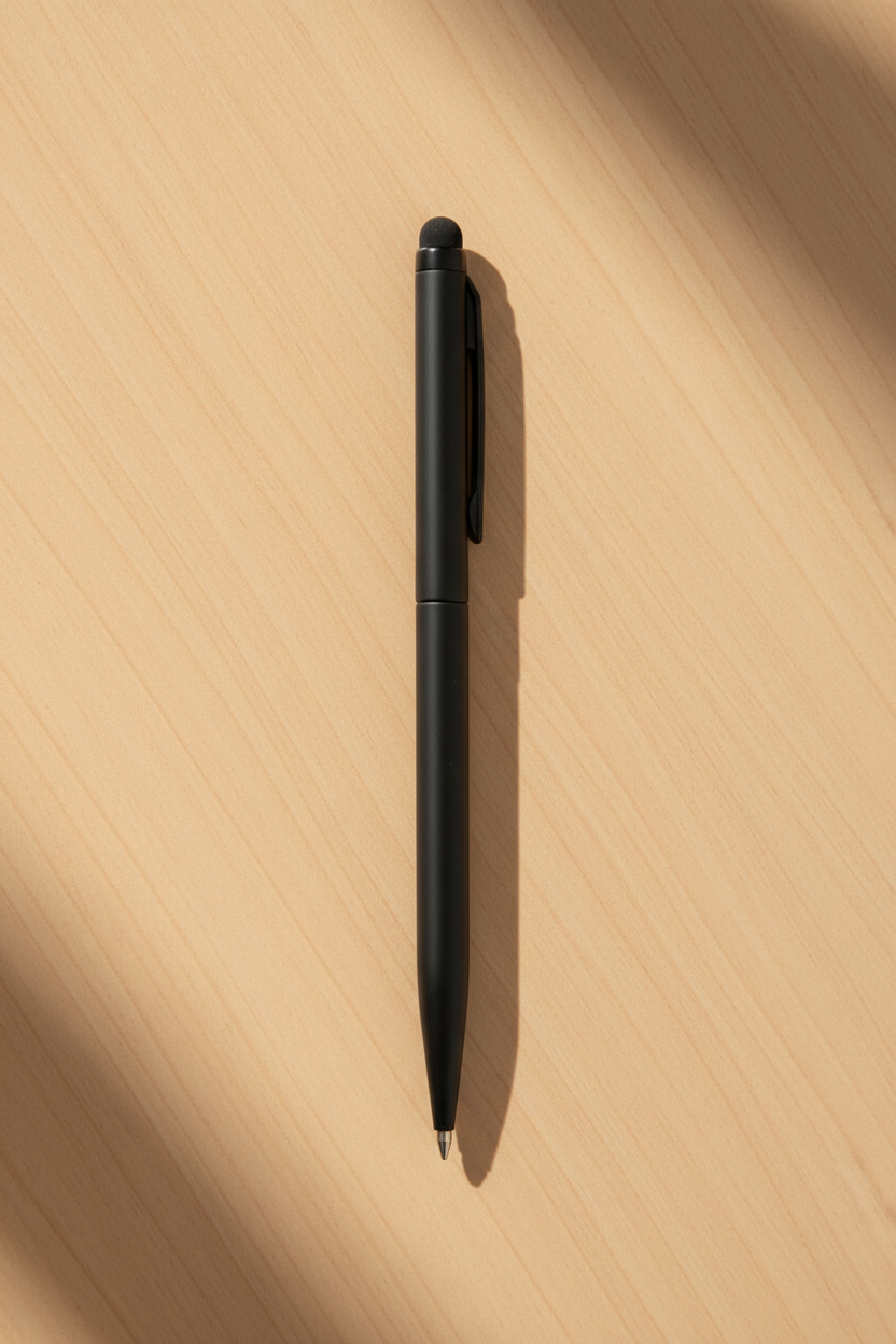 NSM049 Stylus full black pen