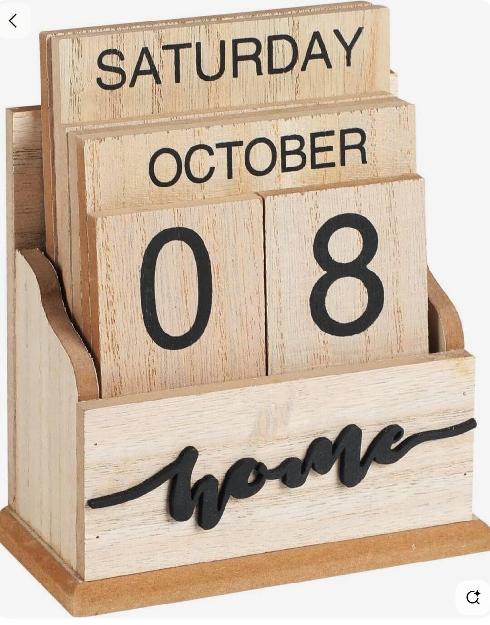 Wooden Calendar