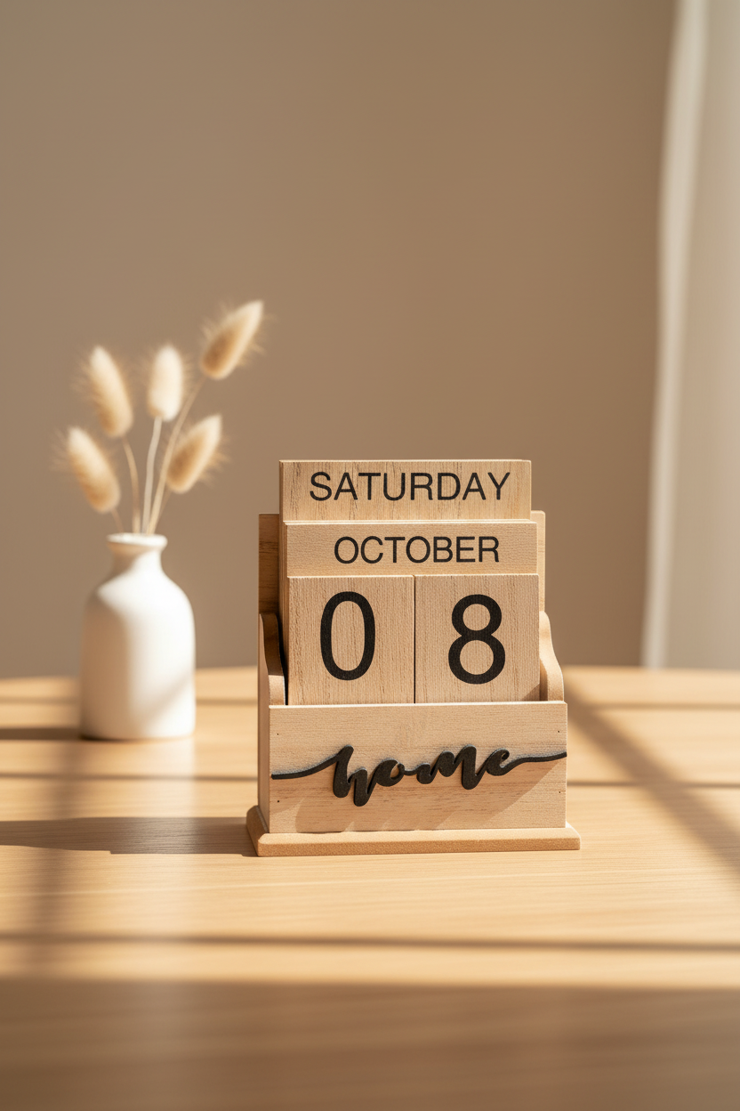 Wooden Calendar