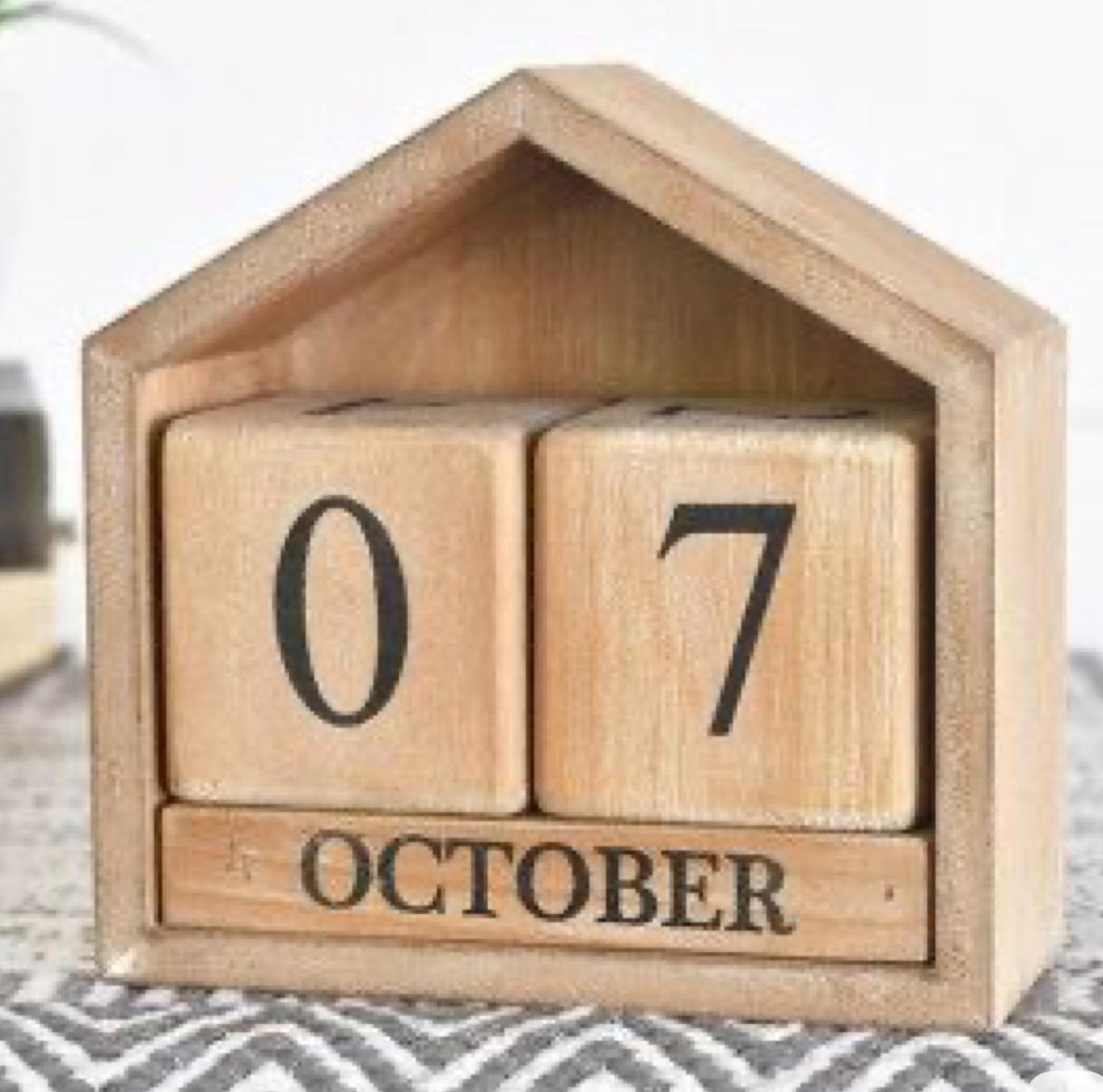 Wooden Calendar