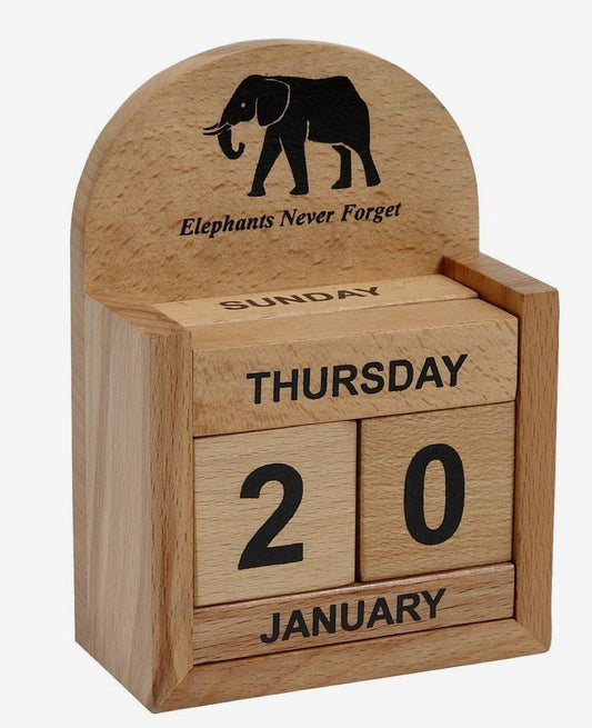 Wooden Calendar