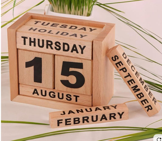 Wooden Calendar