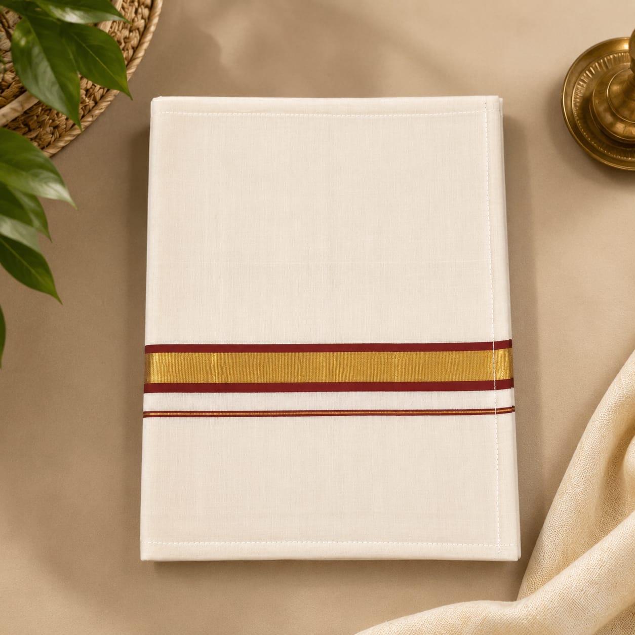 Jute File Folder