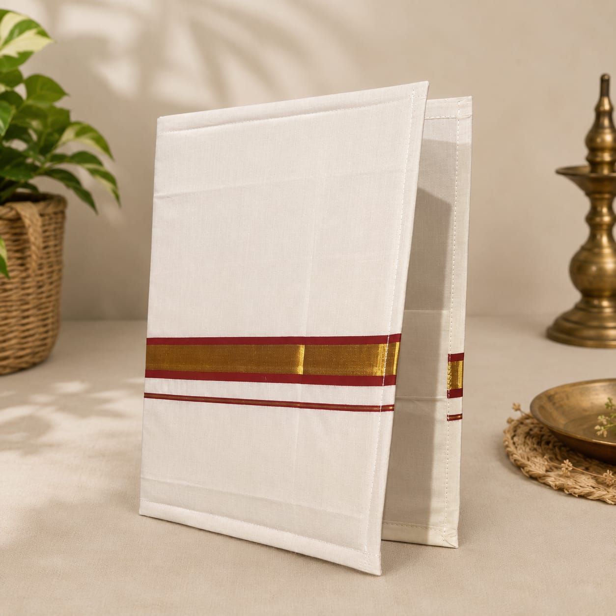 Jute File Folder